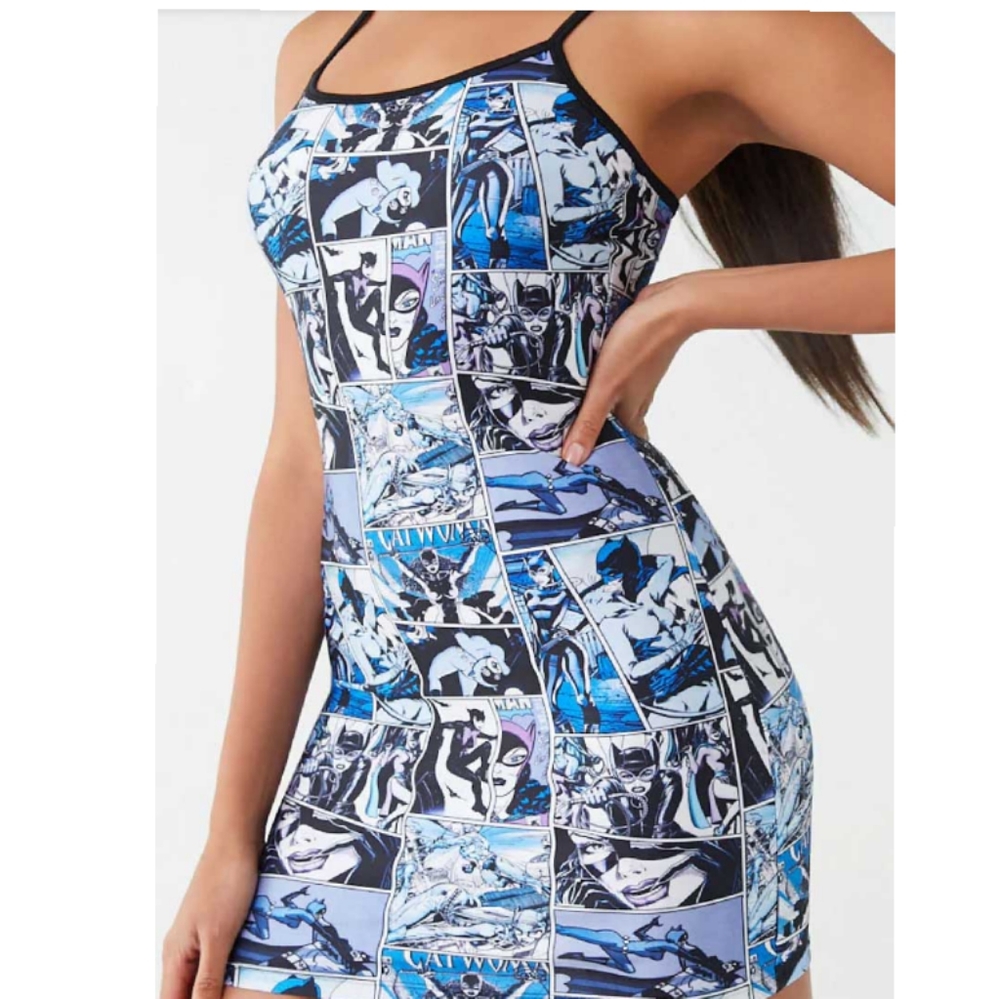 Forever 21 Catwoman Bodycon Dress NWT
